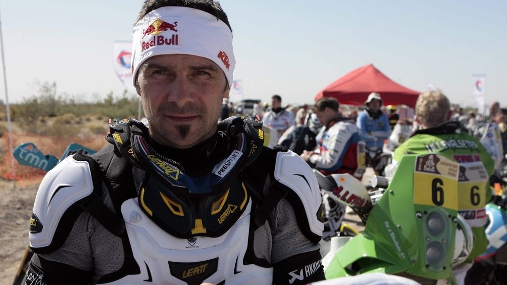 Cyril Despres, durante el Dakar