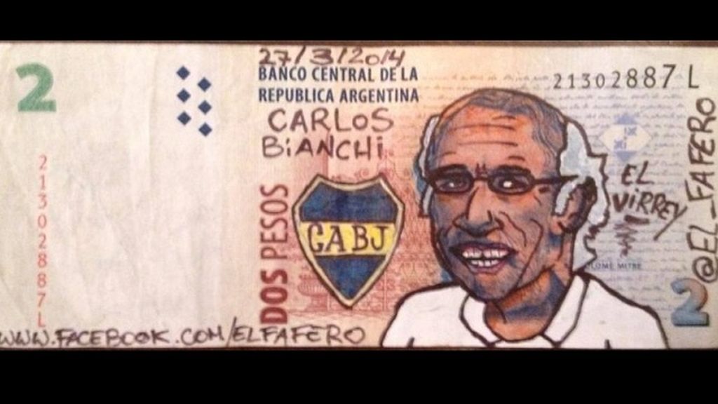Arte en billetes argentinos
