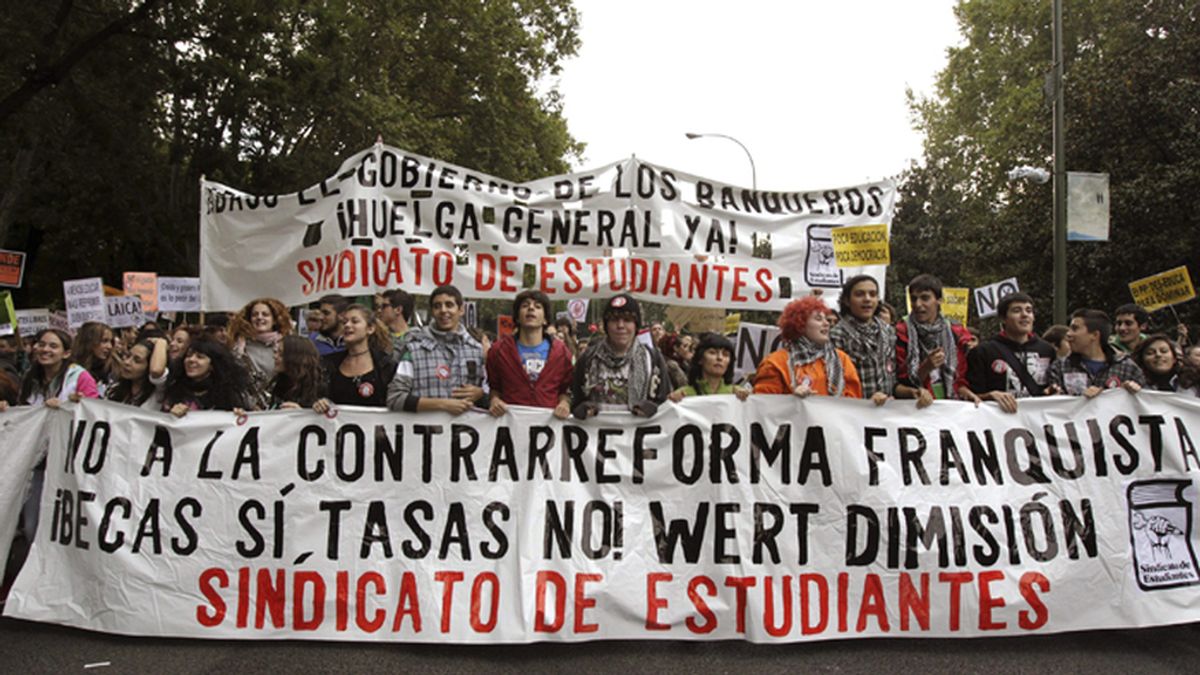 Manifestacion en Madrid contra la LOMCE