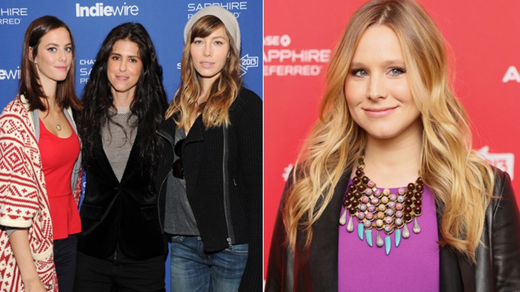 Kaya Scodelario, Francesca Gregorini y Jessica Biel/ Kristen Bell