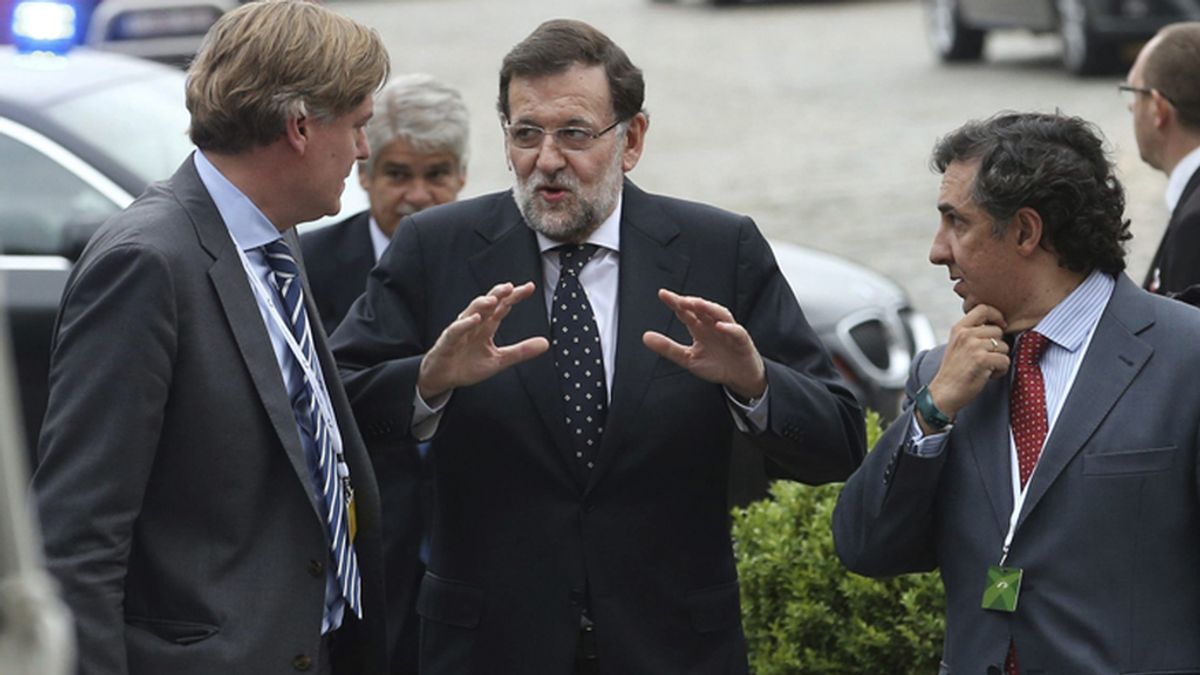 Rajoy en la reunión del PPE en Bruselas