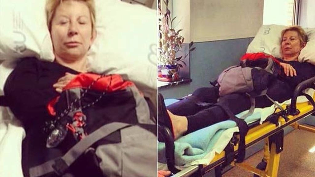 Karmele hospitalizada