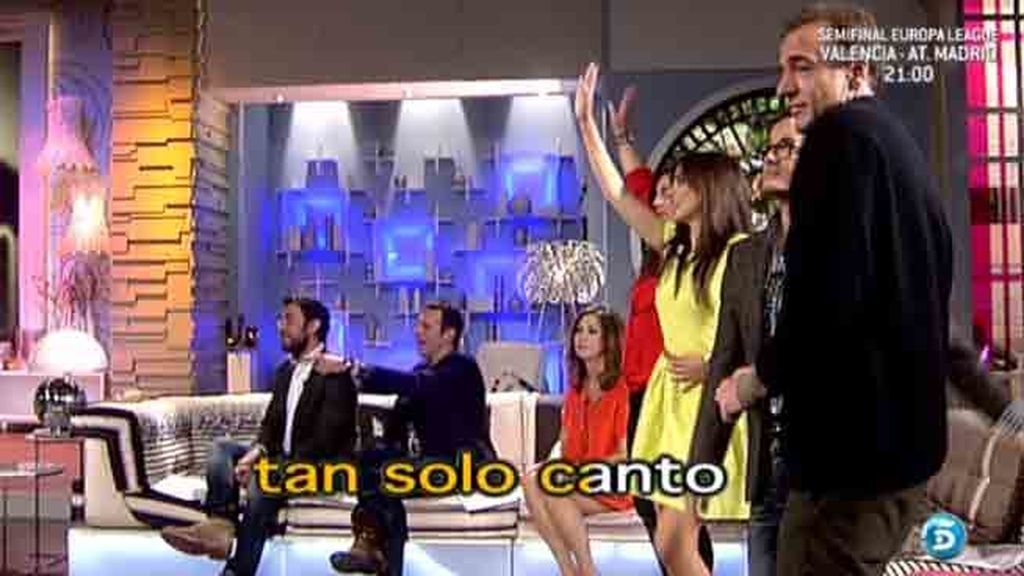 Los colaboradores han bailado al ritmo de 'Será porque te amo'