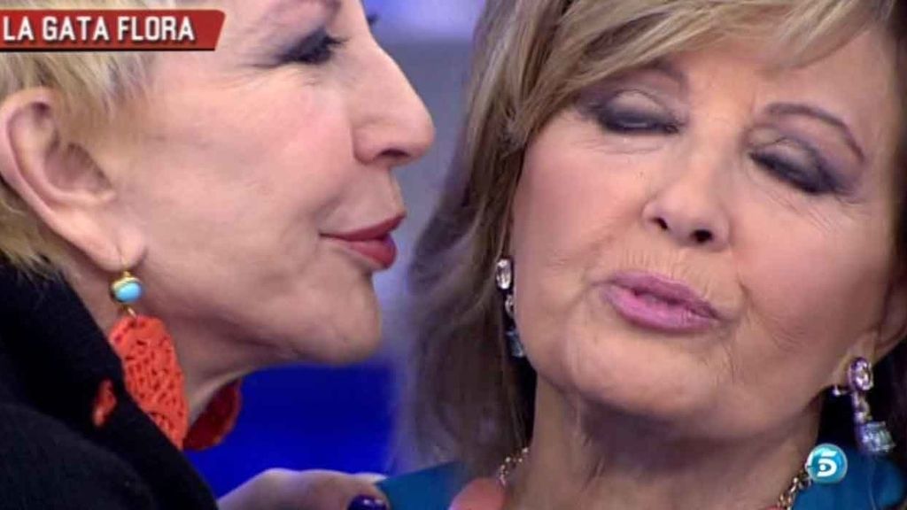 María Teresa Campos le ayuda con la representación animal