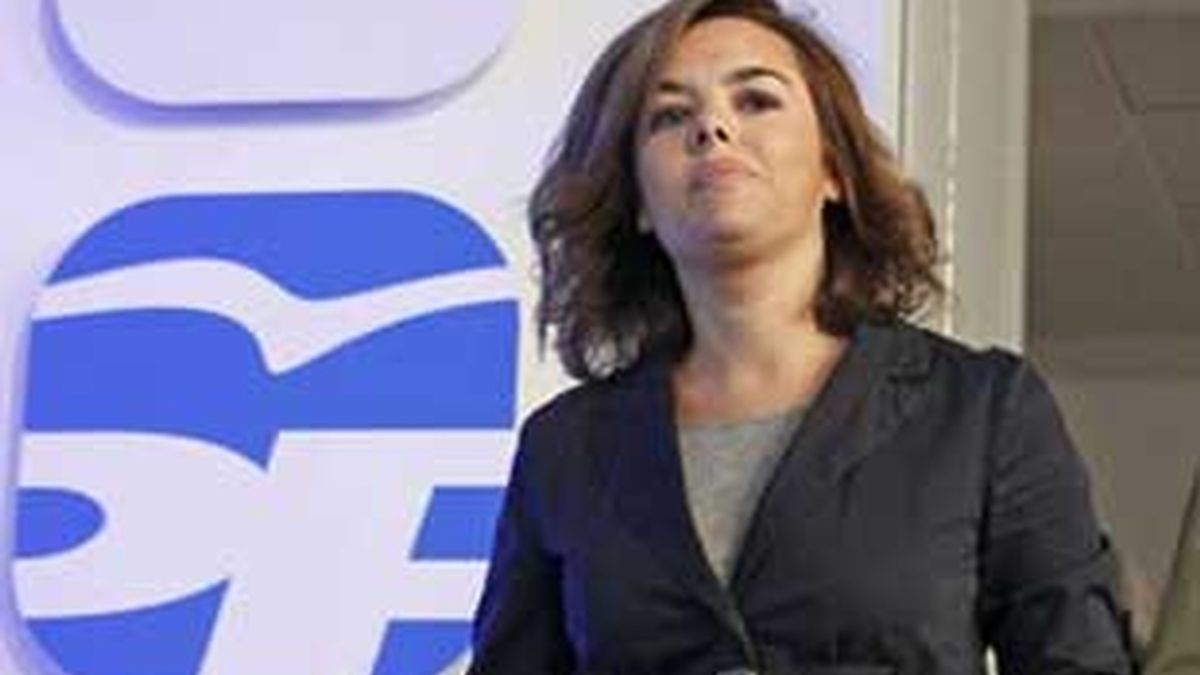 Sorata Saénz de Santamaría, portavoz del PP en el Congreso. Video:ATLAS