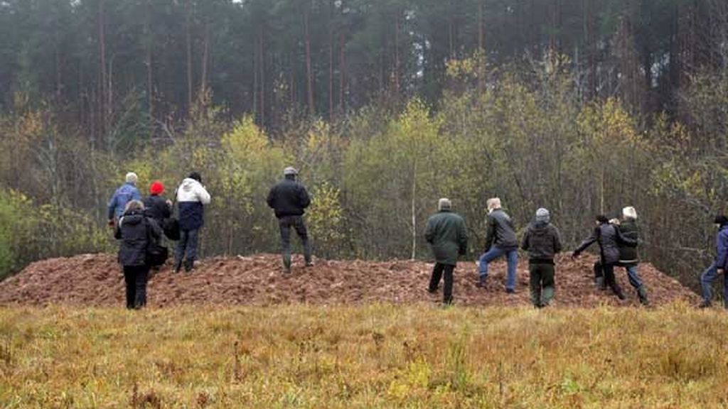 Imágenes del fraude del meteorito de Letonia