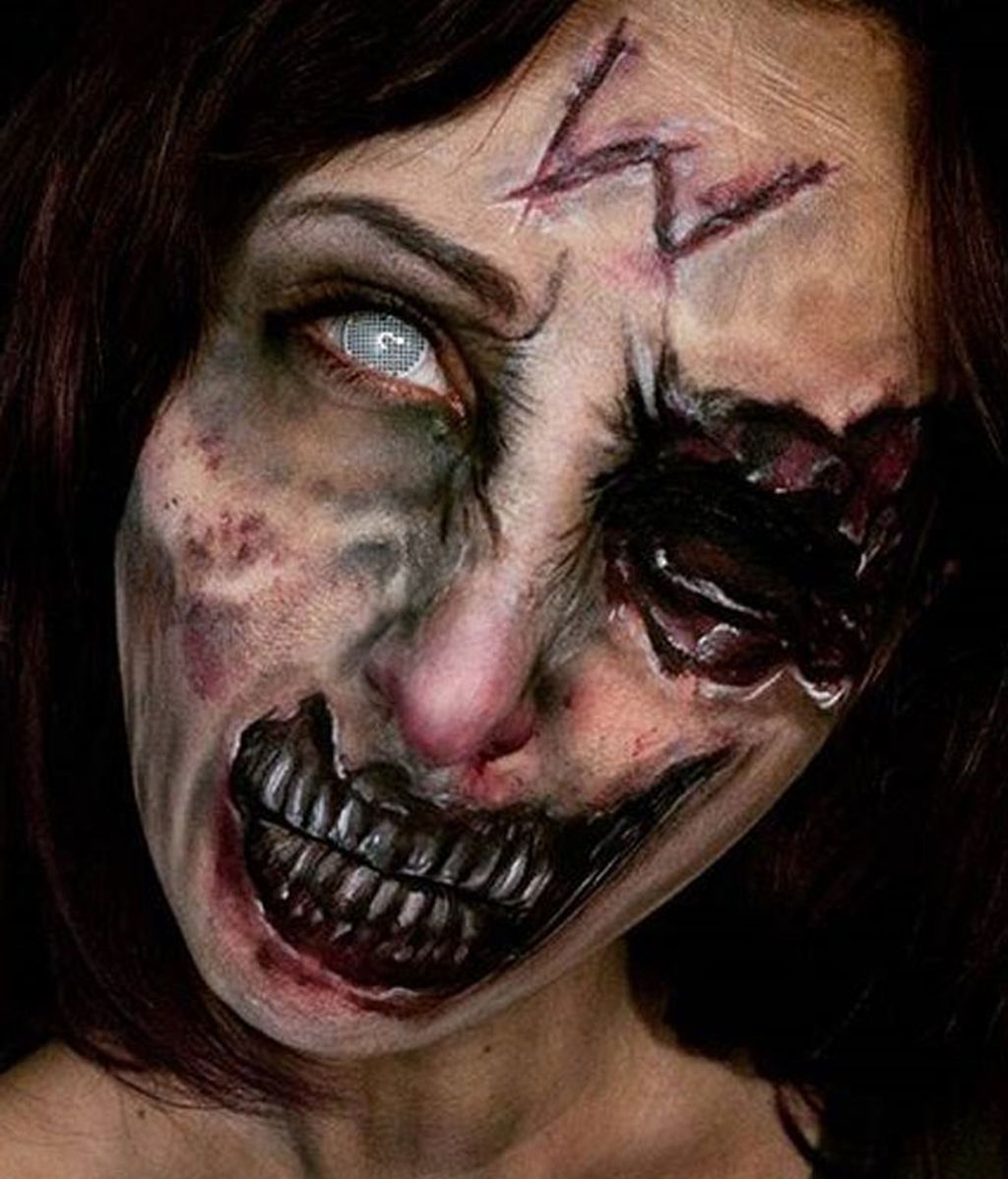 Esta maquilladora encarna a los seres más terroríficos para mostrar su arte