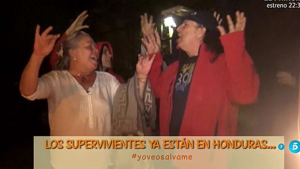 Imágenes de su llegada y de su primera noche juntos