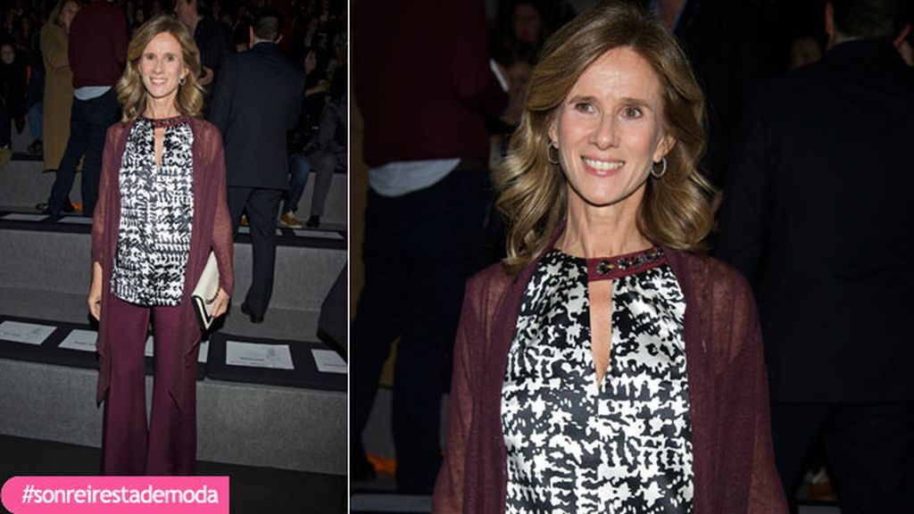 Cristina Garmendia en el desfile de Devota & Lomba