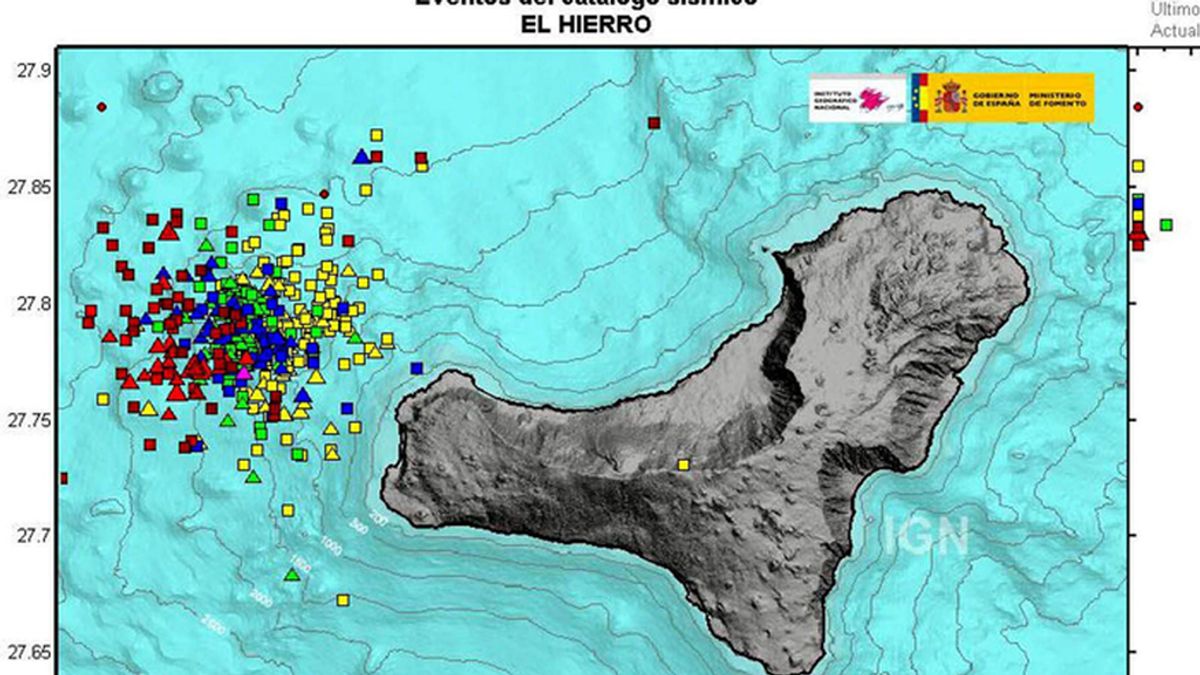 La isla del Hierro sufre un terremo de magnitud 4,1 grados en la escala Richter