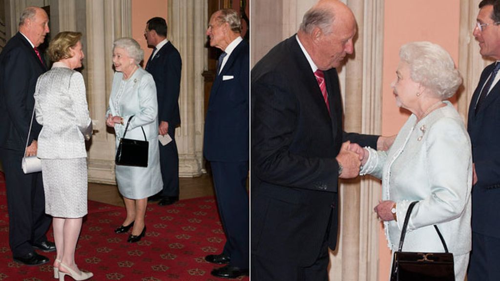 Los reyes de Noruega, Haakon y Sonia