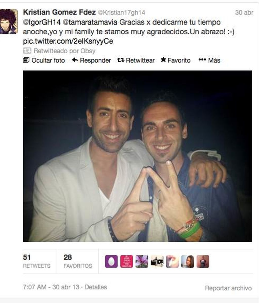 Kris e Igor, el hermanísimo