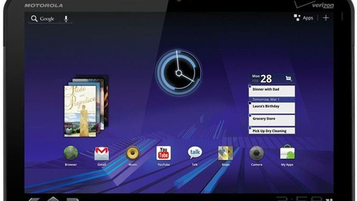 El Motorola XOOM es el primer dispositivo que sale con el nuevo sistema Android 3.0 'Honeycomb', especial para tabletas.