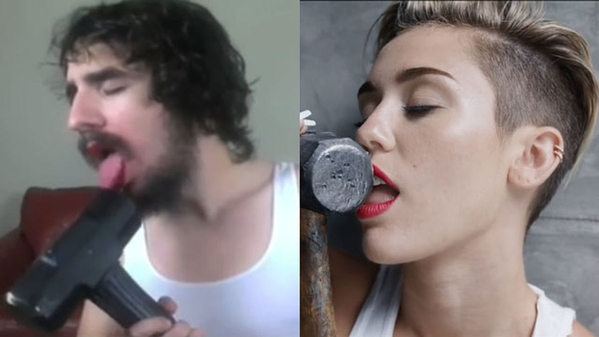 26 millones de visitas en un vídeo que parodia "Wrecking Ball" de Miley Cyrus.