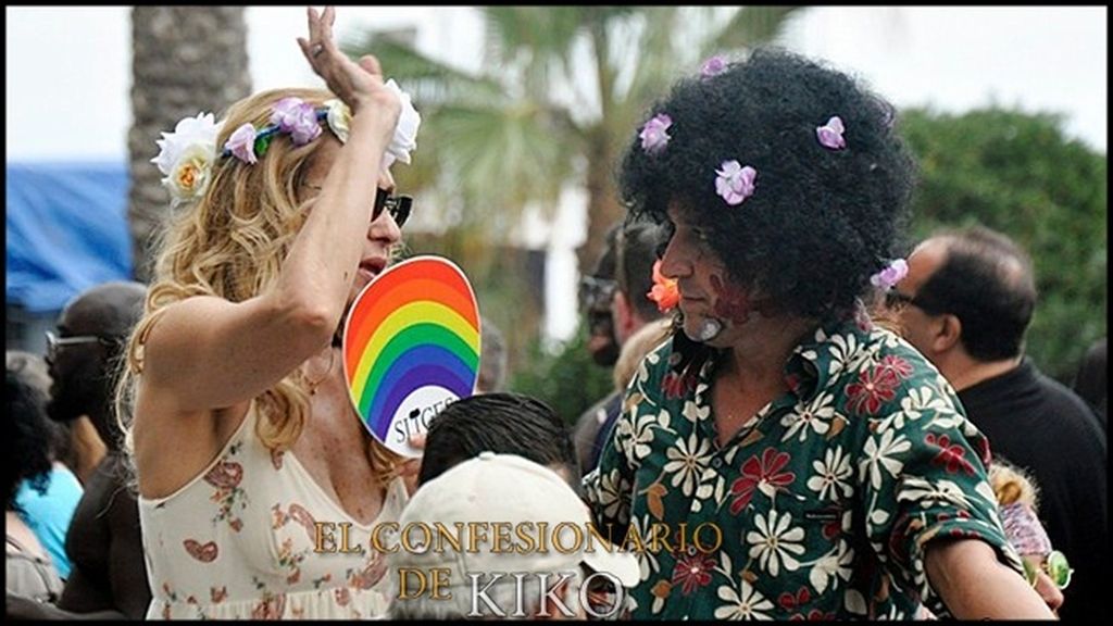 Rosa Benito, en el Gay Pride Sitges 2014