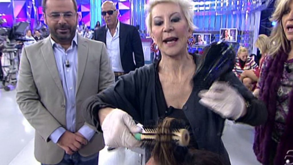 La colaboradora presume de pelo