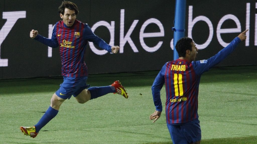 Thiago y Messi