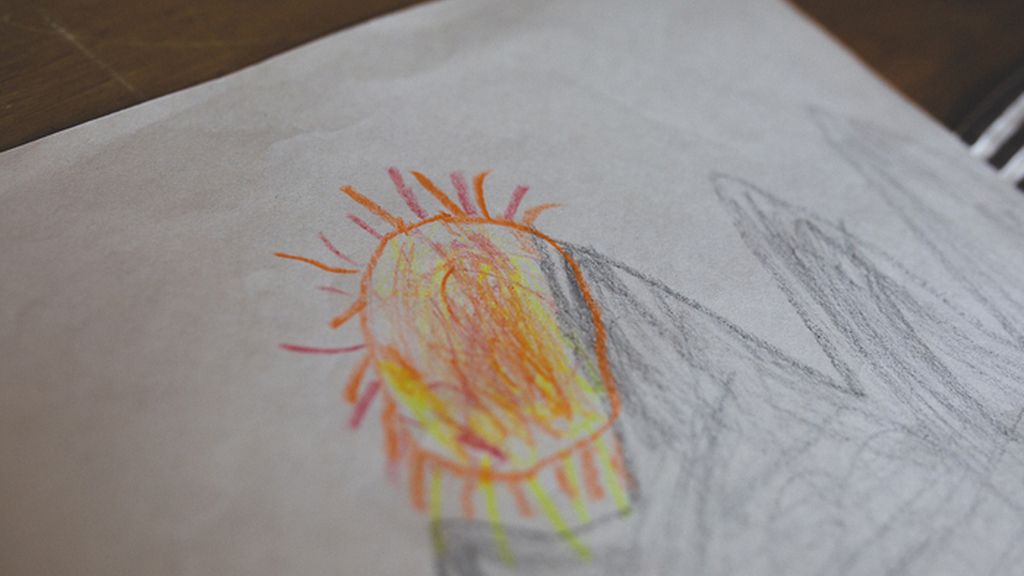 Kai creó el primer dibujó para su padre cuando tenía 4 años