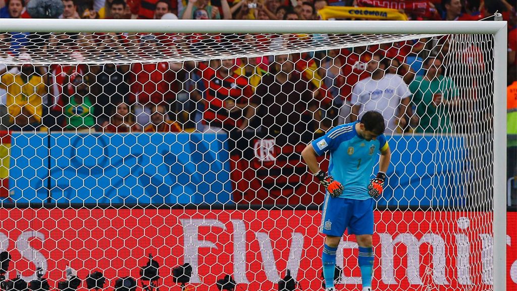 Casillas no se lo podía creer al finalizar el partido Casillas no se lo podía creer al finalizar el partido