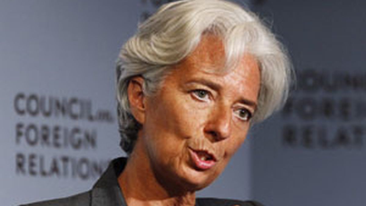 Christine Lagarde en el foro celebrado este pasado viernes en Nueva York. Foto: Reuters
