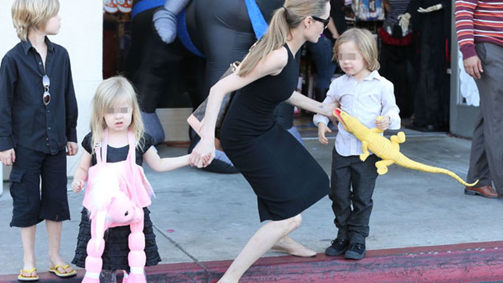 Los 'Brangelina', listos para Halloween