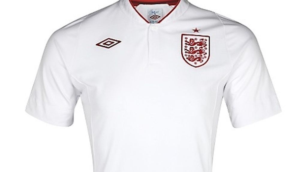 Primera equipación de Inglaterra
