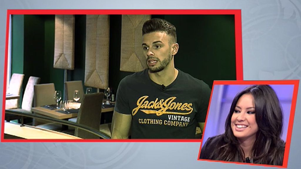 La pretendienta, a punto de llorar por Lukas