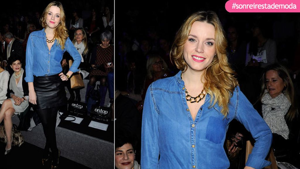 Nieves Álvarez, Elia Galera, Natalia y Soraya en el 'front row' de la Fashion Week
