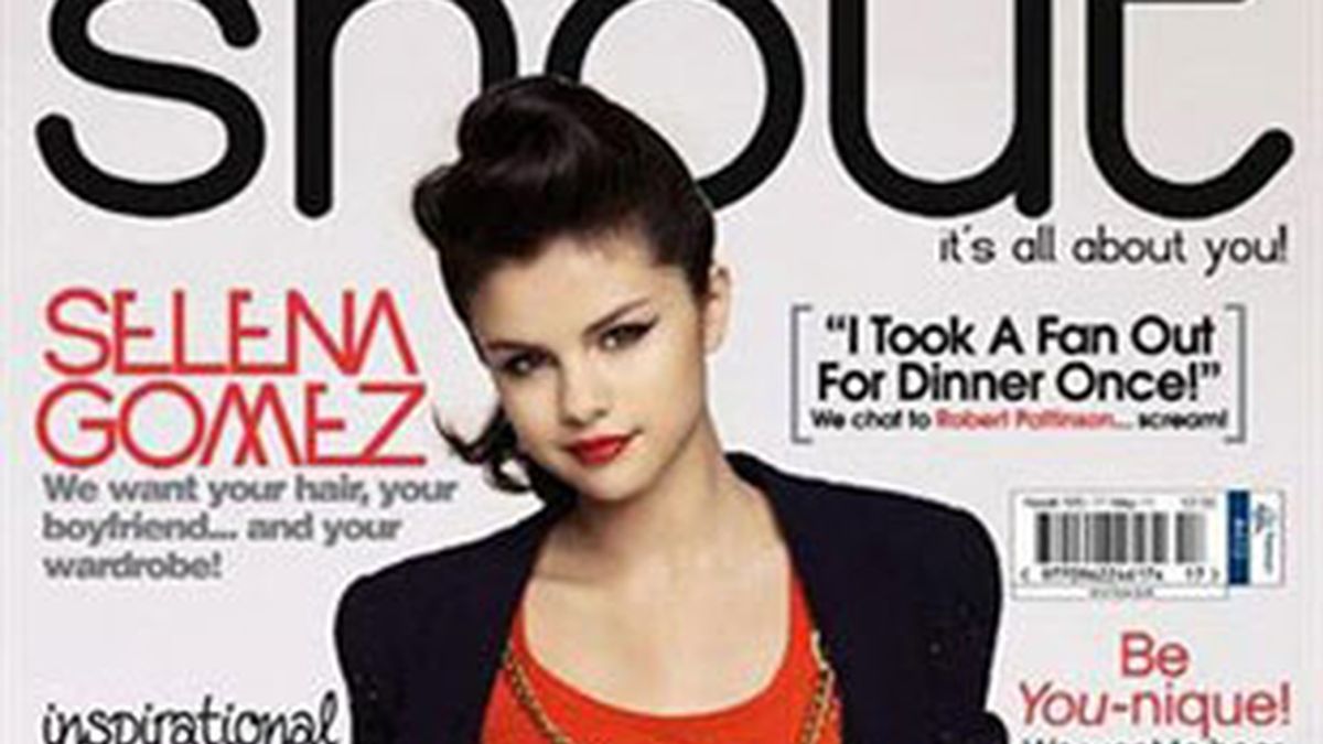 Selena Gómez posa para la revista 'Shout'. Foto:Shout