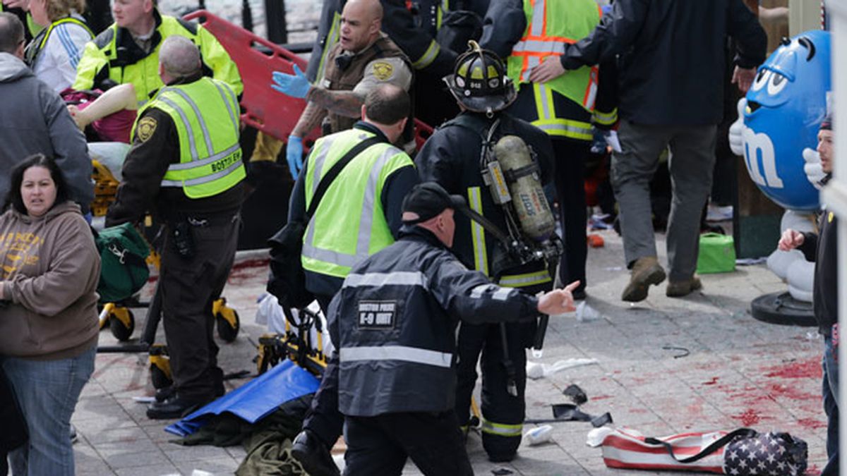 Se registran dos explosiones en la meta del maratón de Boston