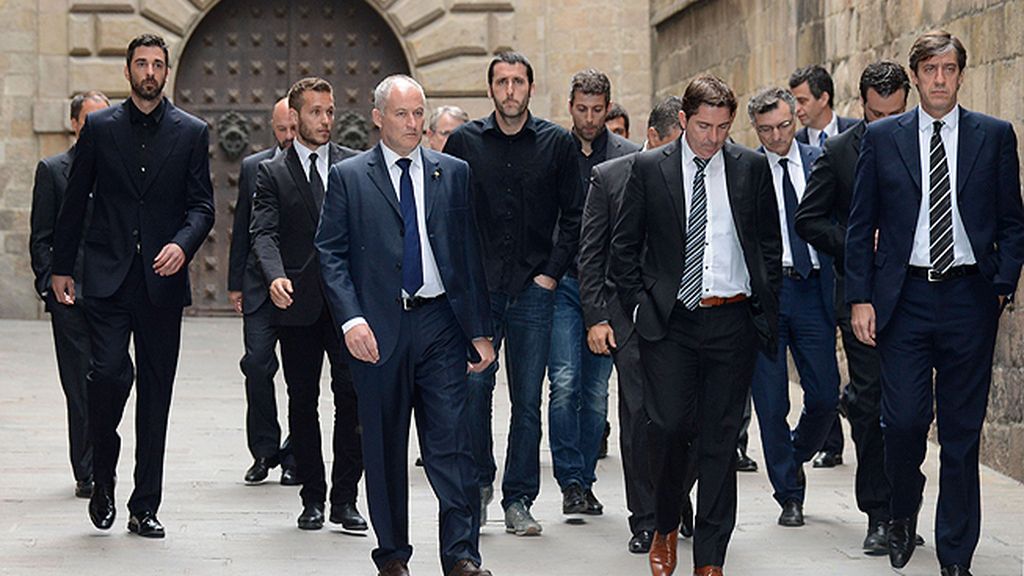 Juan Carlos Navarro, en el funeral