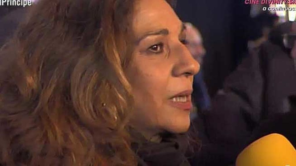 Lolita acudió a la premiere de 'El Príncipe'