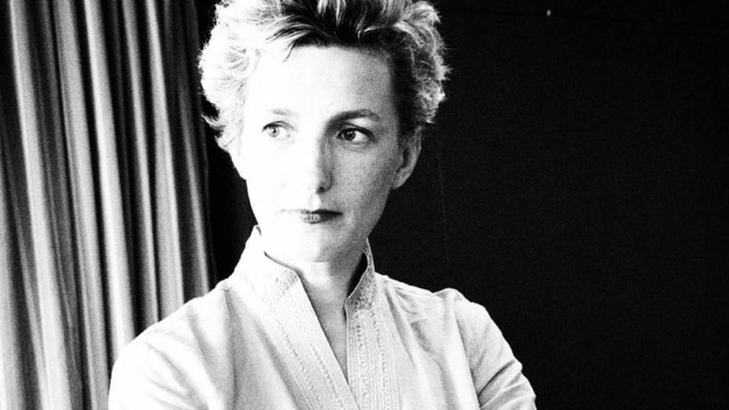Anna Gavalda, en blanco y negro