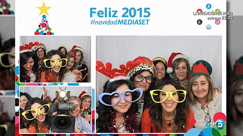 El programa felicita las fiestas con el 'selfiematón'