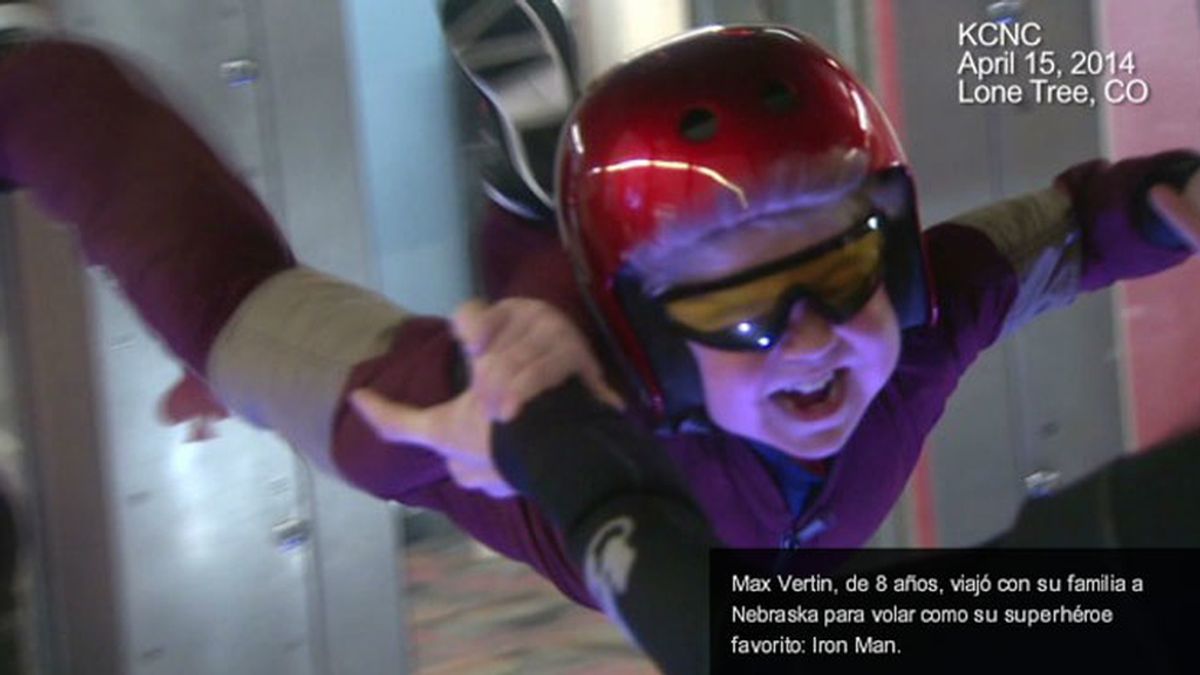 Max Vertin consigue volar como Iron Man