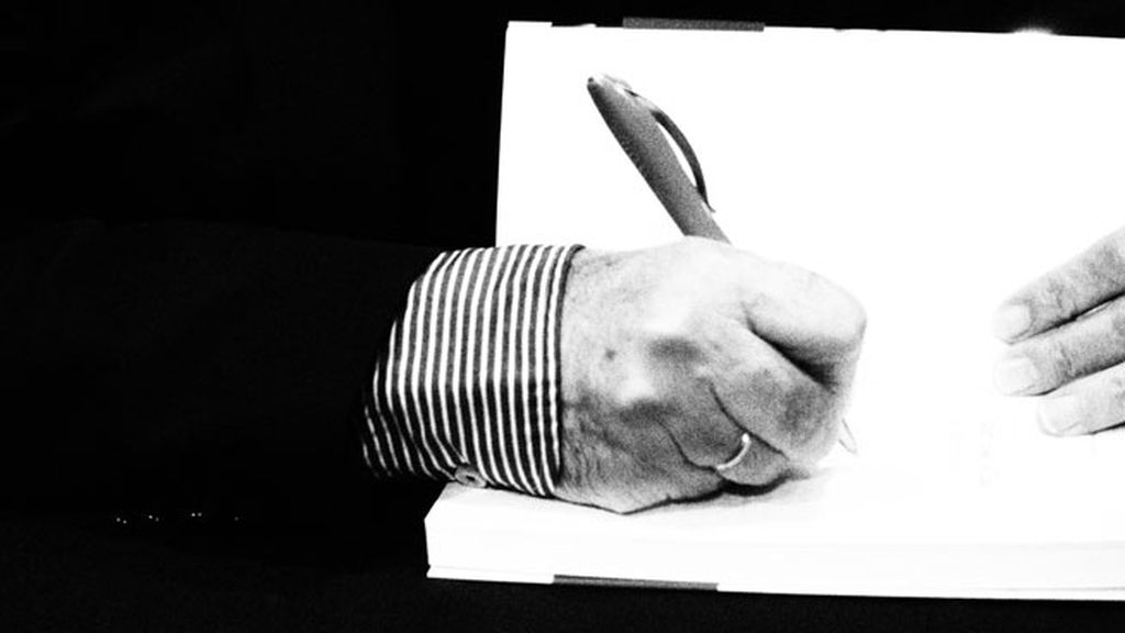 Juanjo Millás, en blanco y negro