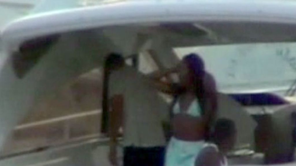 Naomí Campbell disfruta en Ibiza