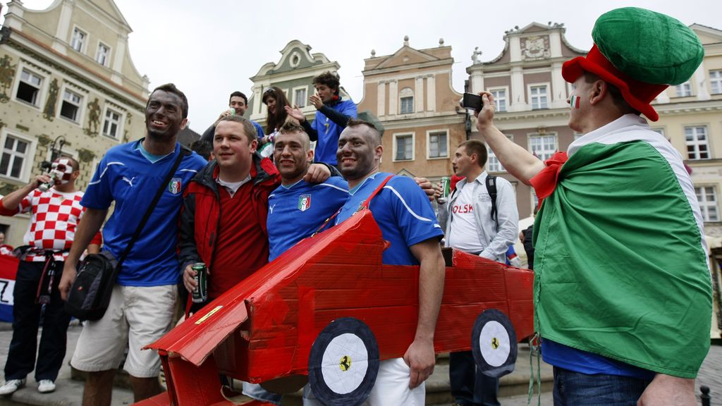 Mayoría croata en las gradas en el partido con Italia