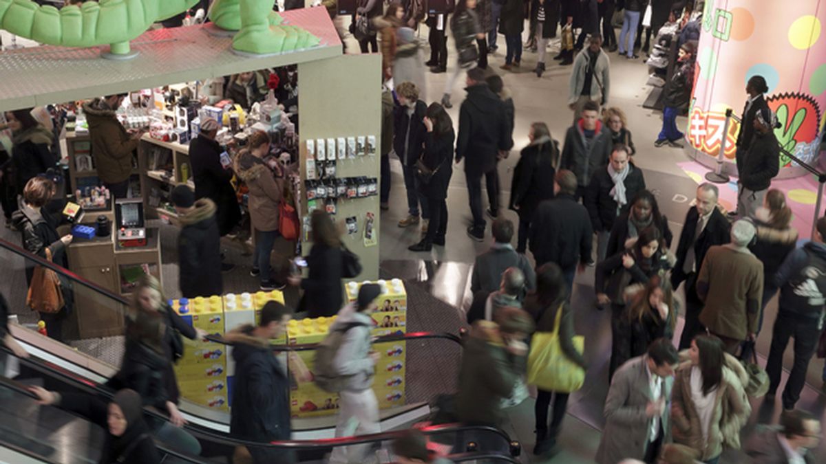 Compras de navidad,centro comercial,rebajas