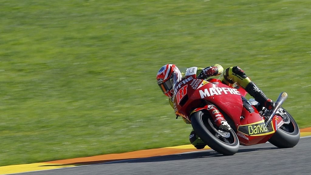 Terol prueba la Moto2