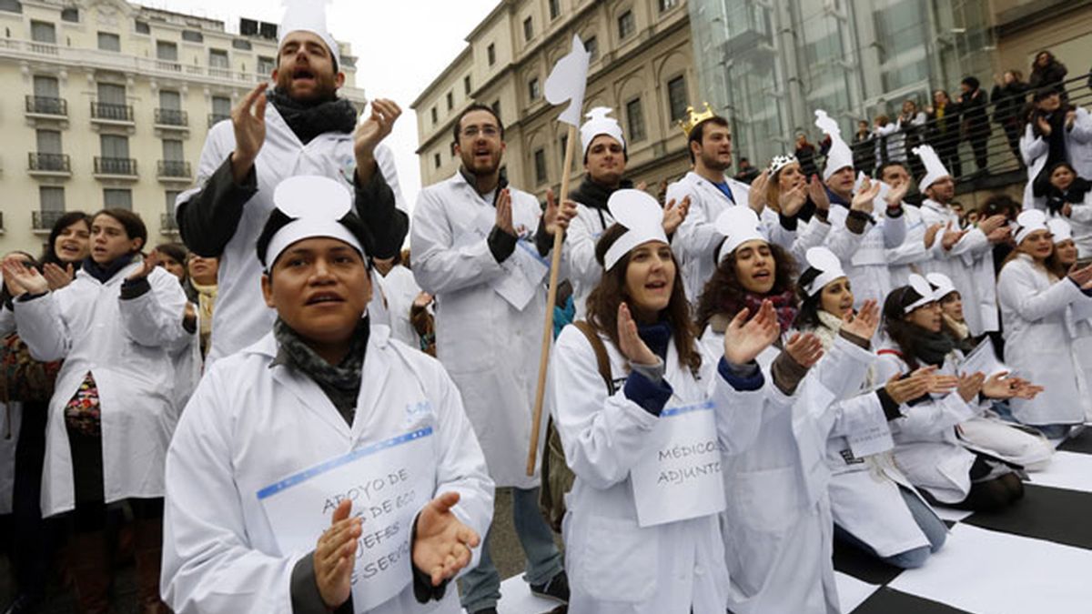 La marea blanca sacude Madrid, un nuevo día de protestas