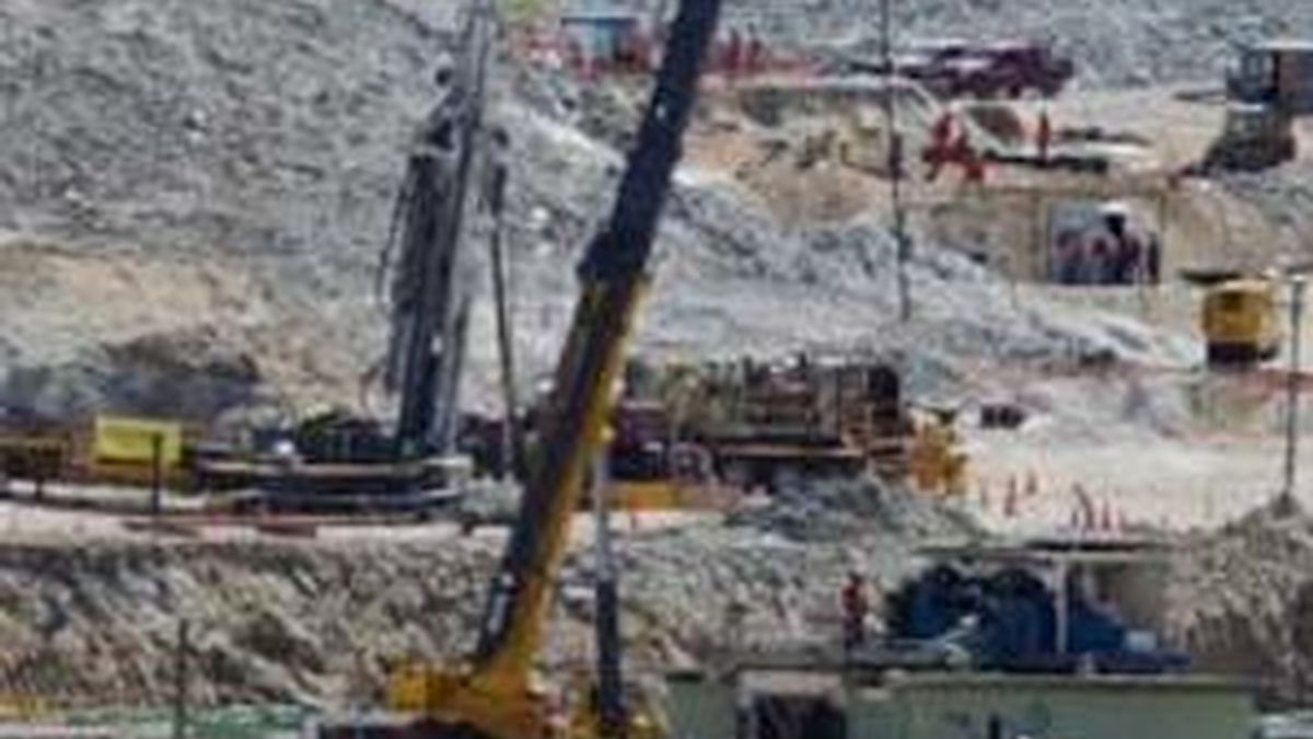 Vista general en la mina de San José, cerca a Copiapó (Chile). Foto: EFE