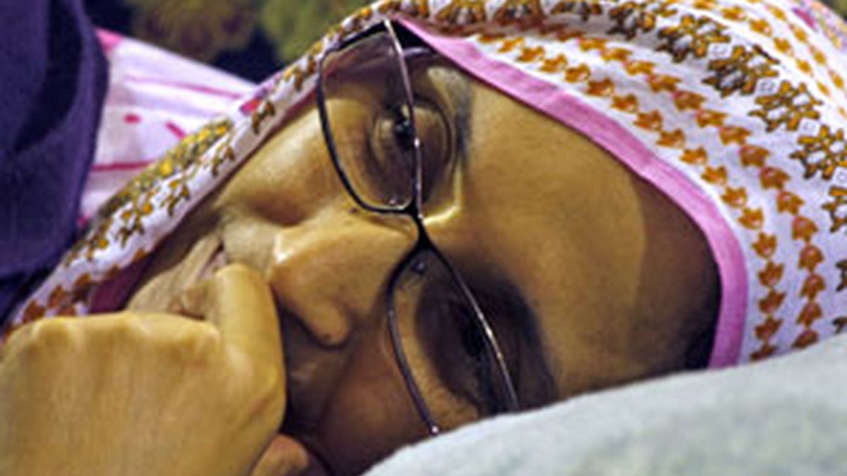 Aminattou Haidar lleva dos semanas en huelga de hambre. Foto: EFE
