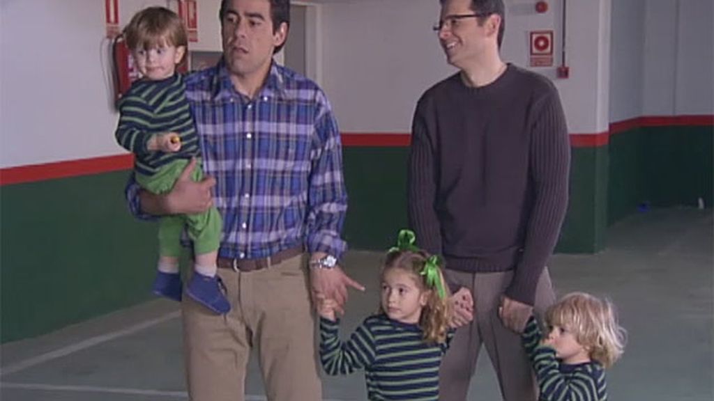 Los hijos de Amador y Maite ya son mayores