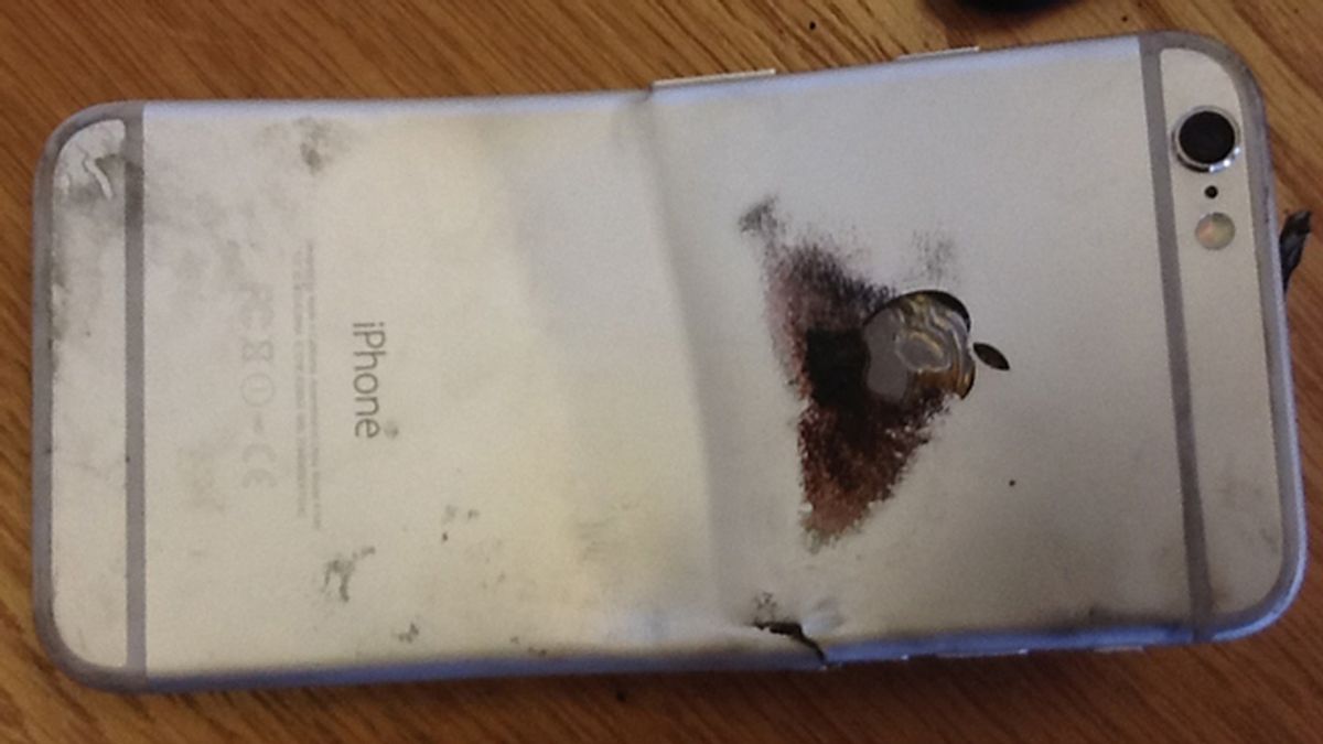 Un iPhone 6 explota y causa quemaduras de segundo grado