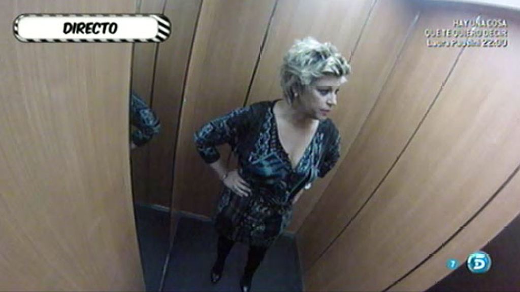 La colaboradora de 'Sálvame' se enfrenta a uno de sus mayores miedos