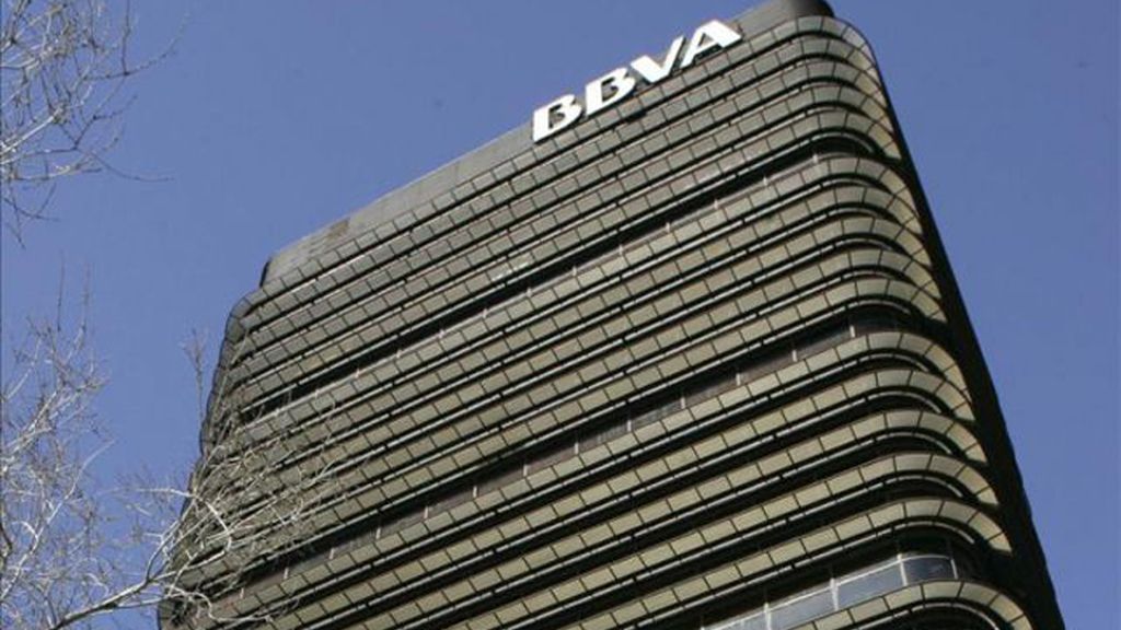 Sede del BBVA en el Paseo de la Castellana en Madrid