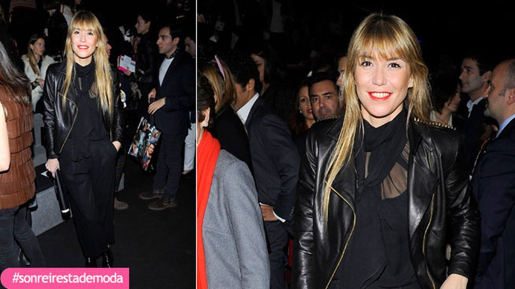 Raquel Meroño en el desfile de Miguel Palacio