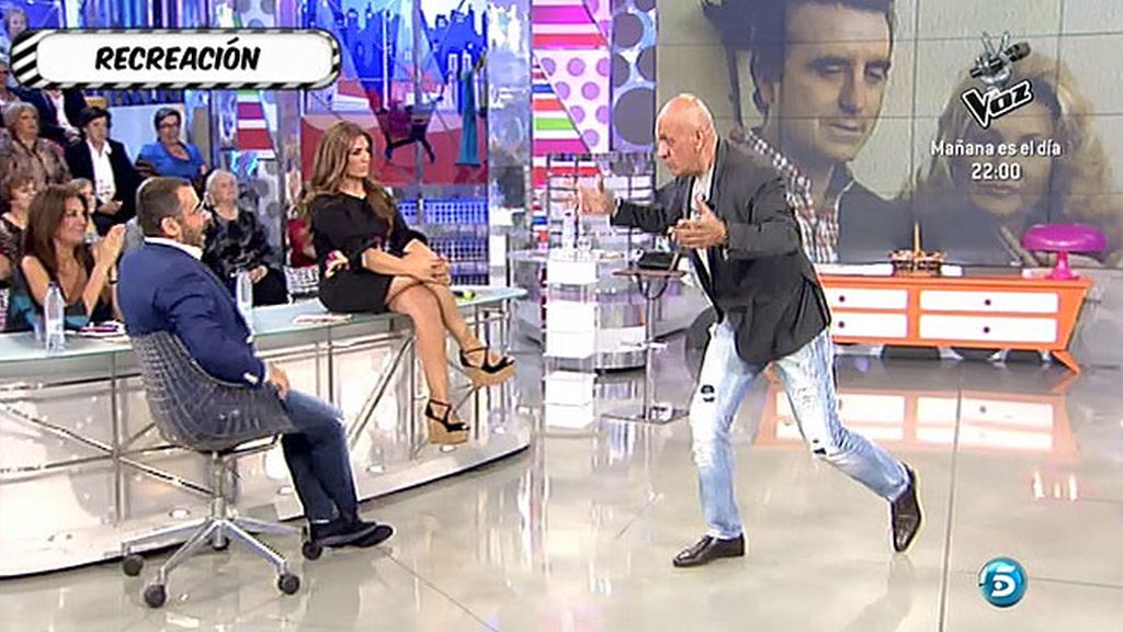 Kiko Matamoros escenifica una anécdota vivida con Ortega Cano