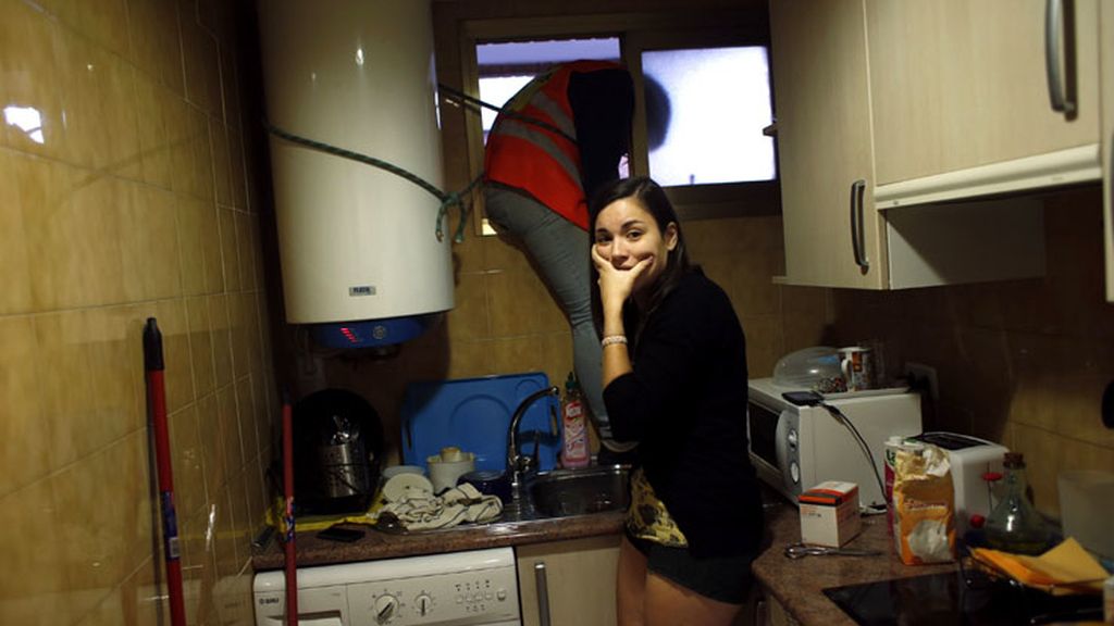 Vivir un desahucio, la historia de Amaya en imágenes